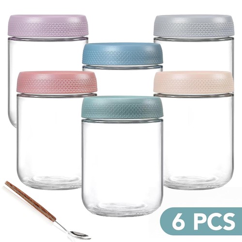 Glass food storage - 6x,