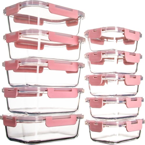 Pack glass food storage - 10,