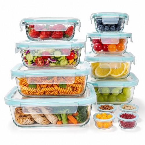 24pcs glass food - 24pcs,