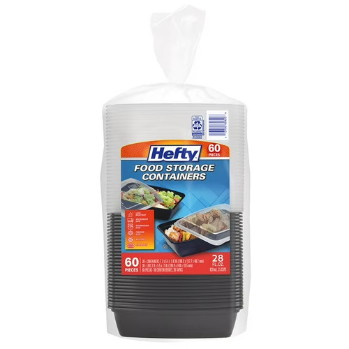 Hefty food storage containers - hefty,