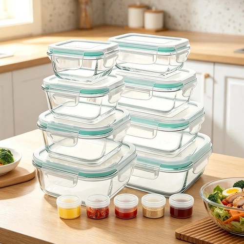 Piece glass food storage - piece,