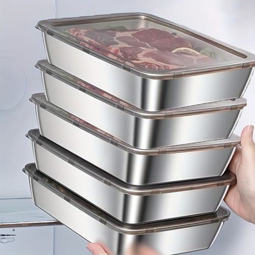 Pcs food storage stainless - storage,
