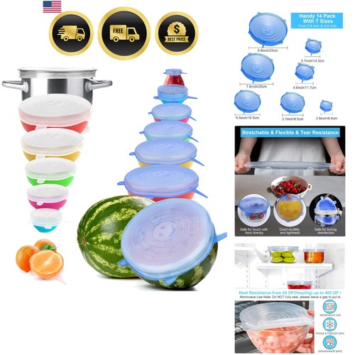 Pcs reusable silicone - 14,