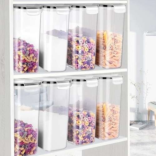 4pcs plastic dry food - 4l,