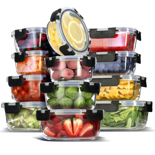 Set 24 glass food - of,