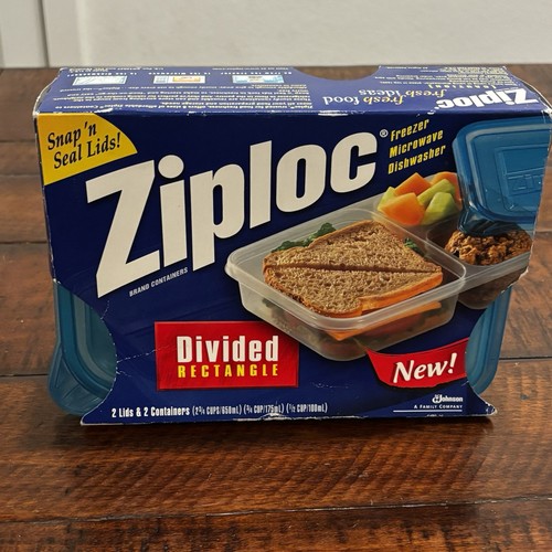 Ziploc divided rectangle - ziploc, food