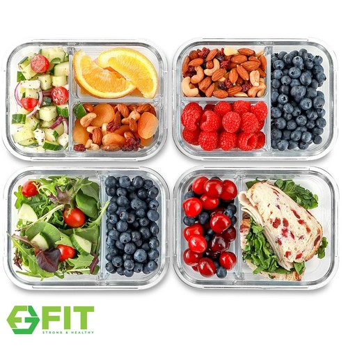 Glass meal prep food - food, storage