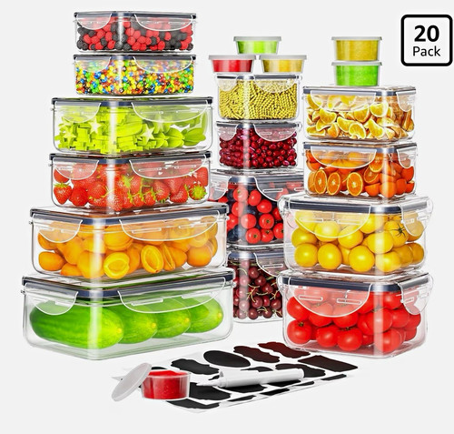 Pack clear rectangle - 20-pack,