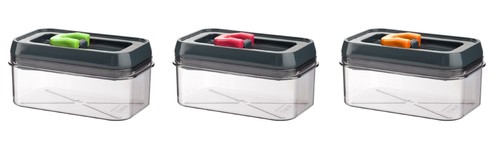 Plastic 600ml airtight - 600ml, food