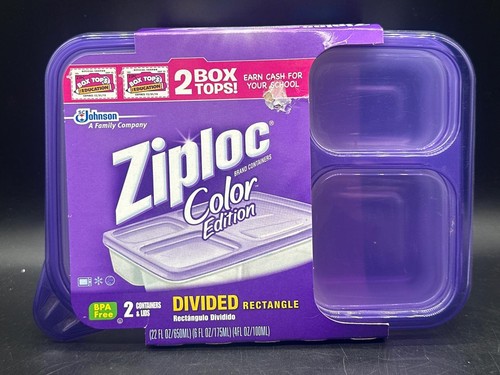 Pack ziploc divided food - of,