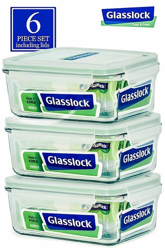 Glasslock food storage - glasslock, food-storage