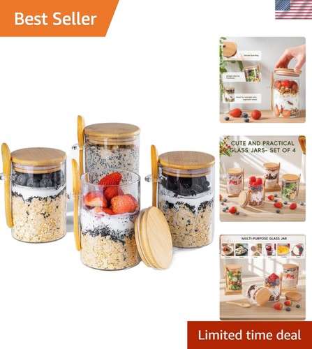Overnight oats containers with - containers,