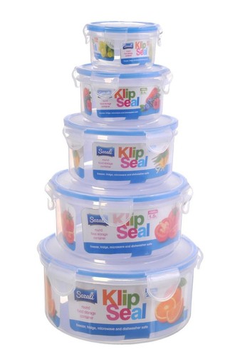 Airtight food storage round - food,