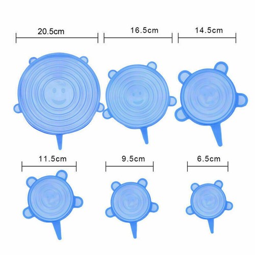 Silicone stretchy food lids - stretchy, x