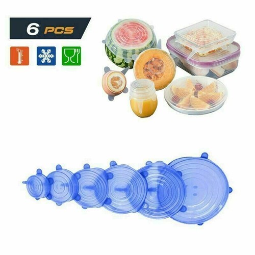 Silicone stretchy food lids - food,