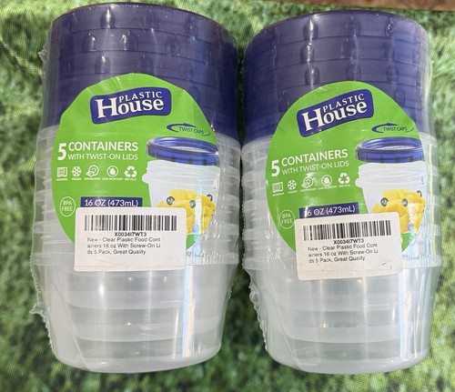 Plastic house twist - (2-5pk),