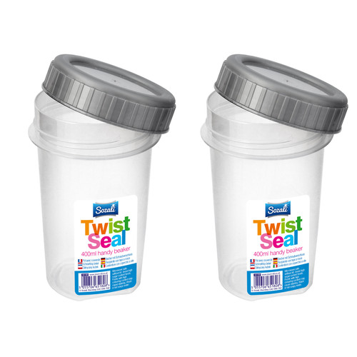 Plastic beaker cup - beaker, twist